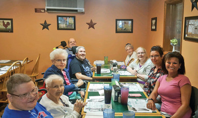 Dining at the Plaza Inn