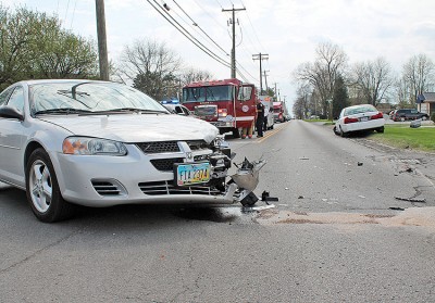 Two-car crash