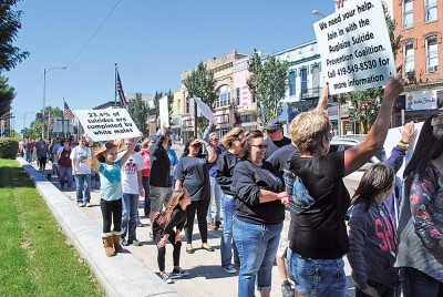 Suicide awareness walk