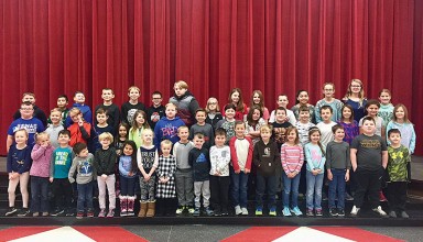 Submitted photo December Leadership Award recipients from Kenton Elementary School