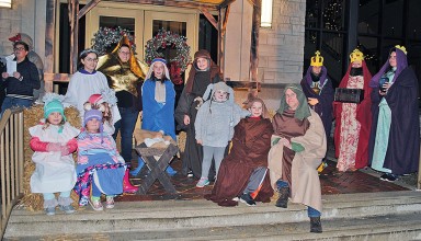 Live nativity scene