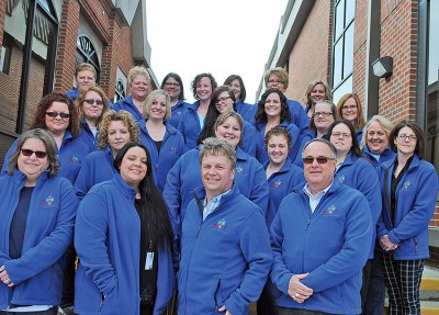 JFS staff in blue