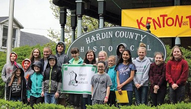 Submitted photo Boots and Buckles 4-H Club toured the Hardin County Historical Museum