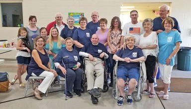 Blue family reunites at First Baptist Church, Kenton