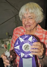 The tiny hostas plant entered by Joann Myers of Kenton was a big winner in the flower show at the 2018 Hardin County Fair. Myers said despite its size, the plant was formed perfectly and the judge agreed.