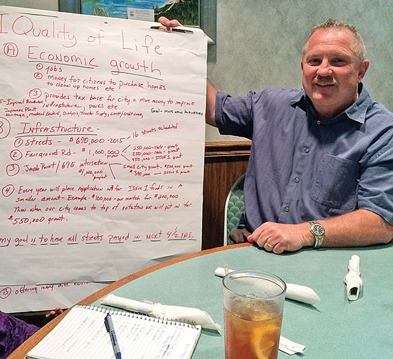 Kenton Mayor Randy Manns