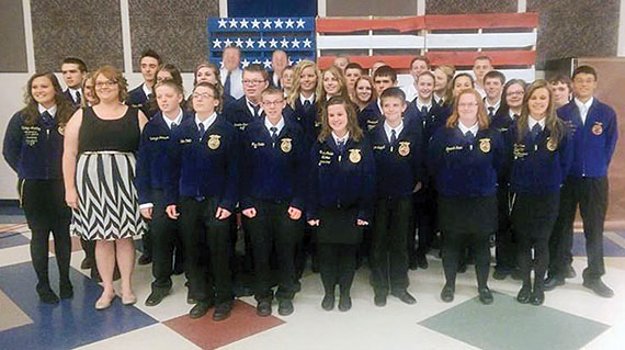 Members of the Riverdale FFA