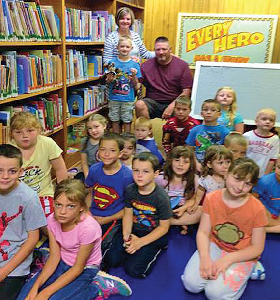 Brady Rowe and his parents