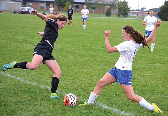 Collision at the ball