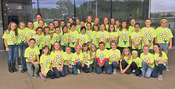 Forty-five Ben Logan students