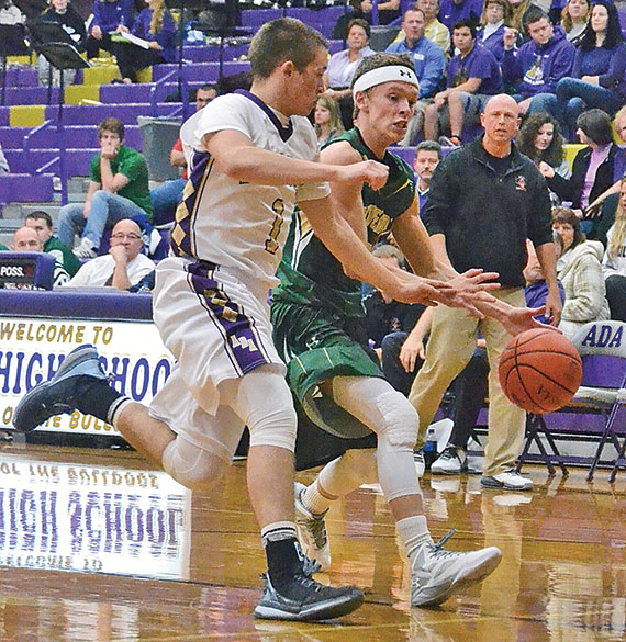 Racing down the court