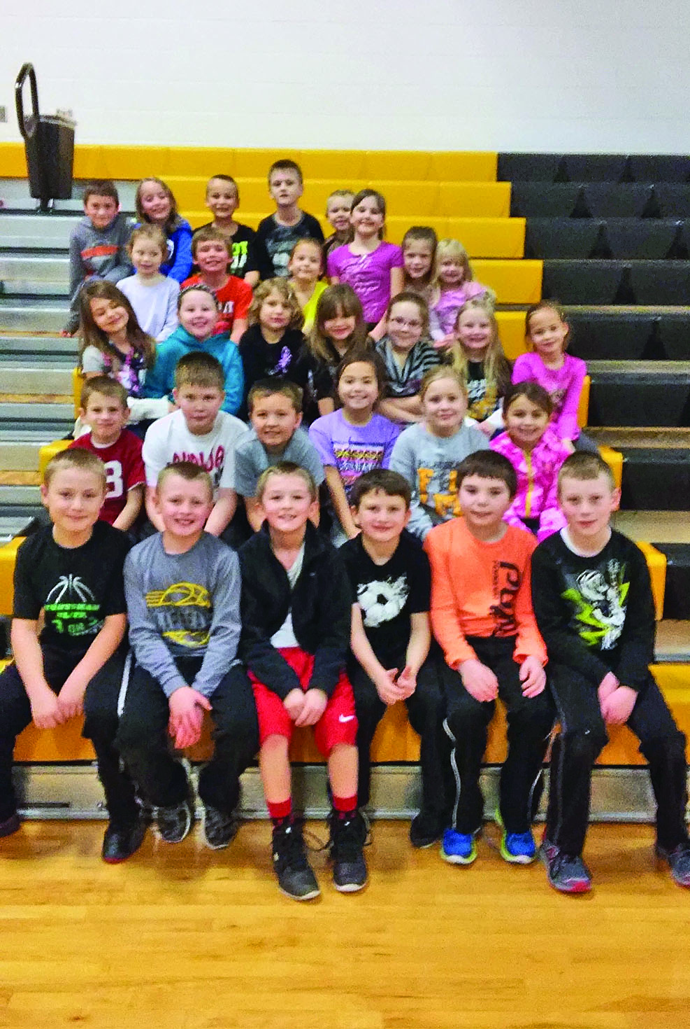HN students of the month, grades K-3