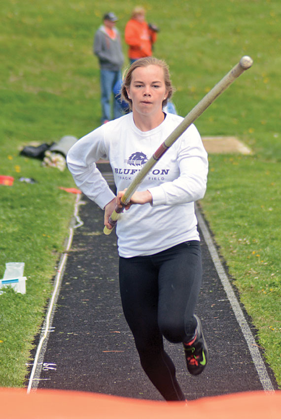 Racing down the runway