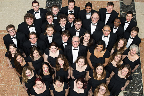 The Ohio Northern University National Tour Choir featured
