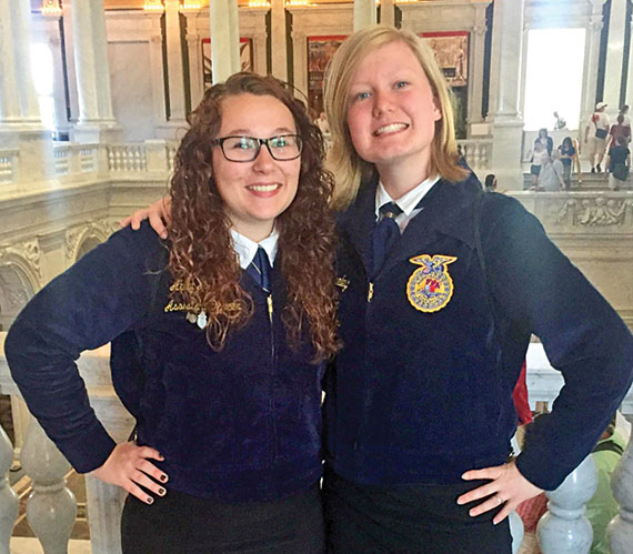 Abby Austin and Sarah Seeley