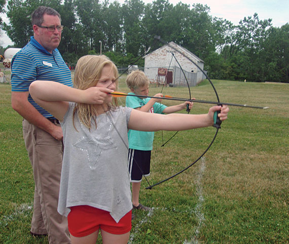 Aiming for the target