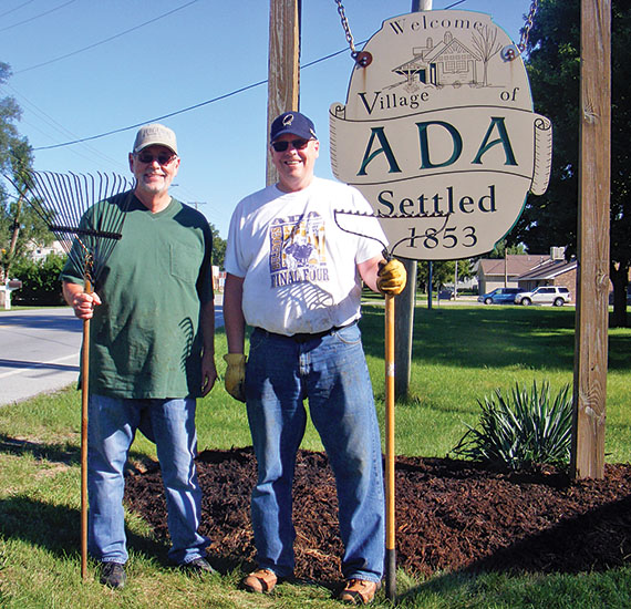 Mulching work