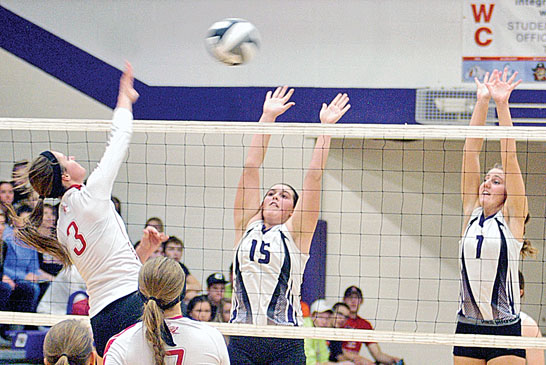Putting up a block