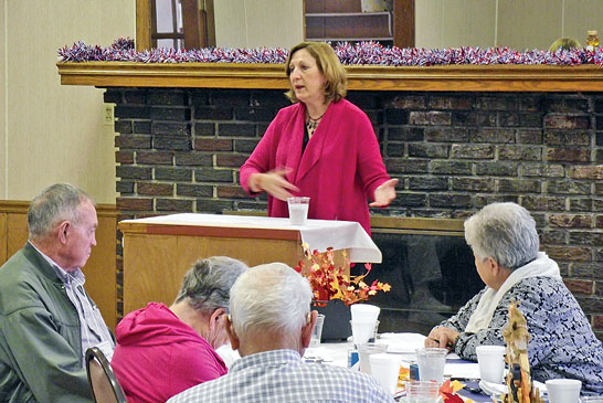 Speaking to Dems