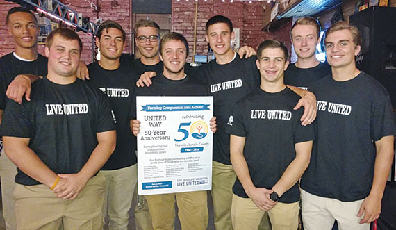 Working at the ‘Dine In’