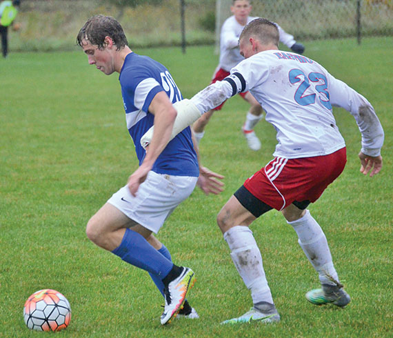 Working to keep the ball