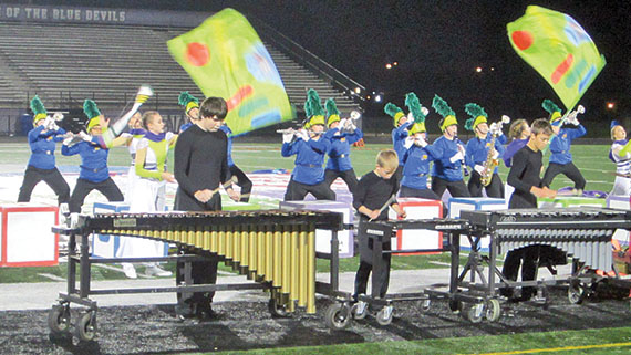 The Ada High School Marching Band