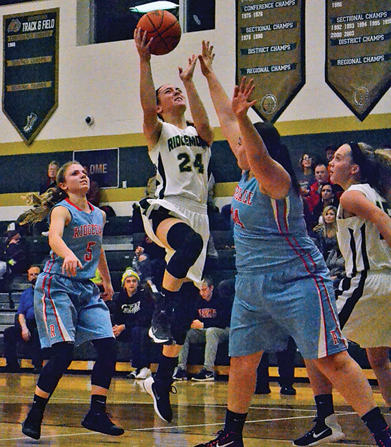 Taking it to the basket