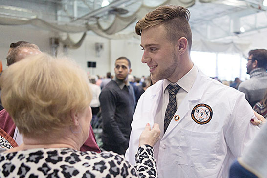 White coat recipient featured