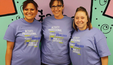 Activity staff recognition