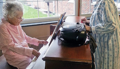 Music and dancing at Hardin Hills