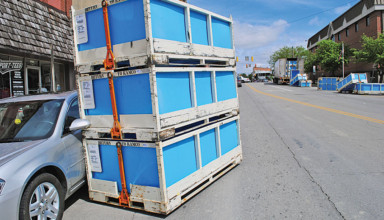 Container chaos in Kenton