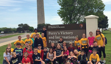 Visiting Perry's memorial
