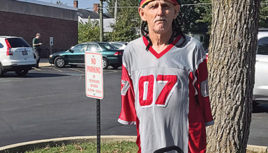 A walker and his wagon featured