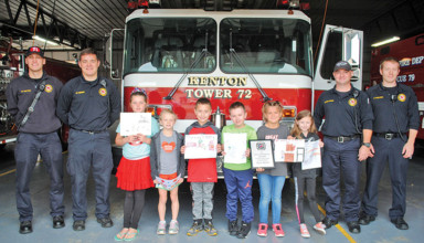 Fire safety poster winners