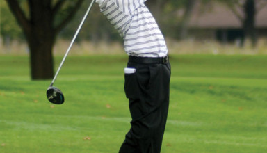 Following the tee shot