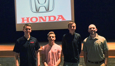 Honda career talk at Ben Logan