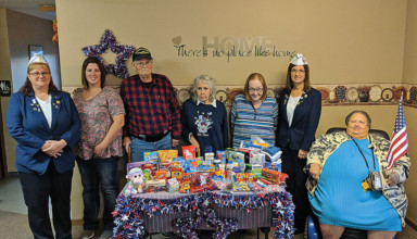 Donations for troops