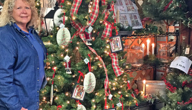 Holiday display featured