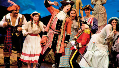 Swashbuckling buccaneers featured in The Pirates of Penzance