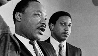 Dr. Bernard LaFayette with MLK