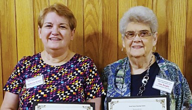 Roberta Ochier (left) and Ann Height featured
