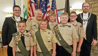 Flag Day participants