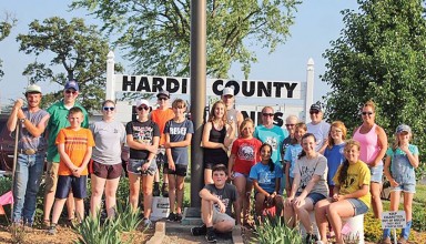 Mulching at fairgrounds