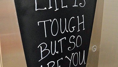 Messages in USV restrooms