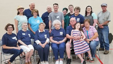 Blue family members gather at First Baptist Church in Kenton