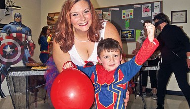 Dancing with superhero featured