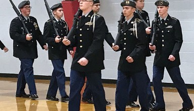 JROTC drilling