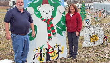 George and Barb Wyndham at the Lake of Lights