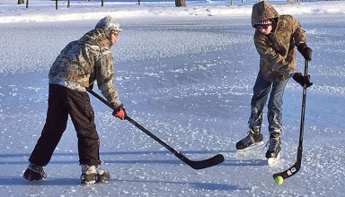 Enjoying the ice featured
