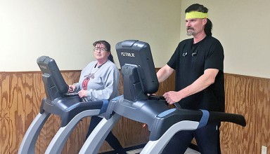 Warming up with exercise